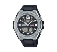 Casio MWQ100 Series | Montre numérique pour homme | 100M WR | Acier inoxydable | Heure mondiale | Compte à rebours | Calendrier automatique | Télémemo | Multi alarmes | Chronographe 100 SEC | Batterie