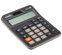 Casio mx-12b-bk - Calculatrice de Bureau 12 Chiffres - Solaire et Piles (14,7 x 10,7 x 2,9 cm)