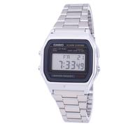Casio Numérique Gris Cadran Daily Alarm A158WA-1DF Montre pour des hommes