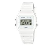 Casio POP Cadran Gris Quartz Sport Bracelet Résine Numérique F-91WB-7A Unisexe