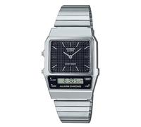 Casio Qd Black CINT Silver Bracelet 40.7 Montre Homme, Quartz, Quartz - CA.AQ-800E-1AEF