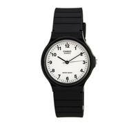 Casio Reloj de pulsera Clásico Hombre Negro Esfera Blanca 35 mm 3 ATM