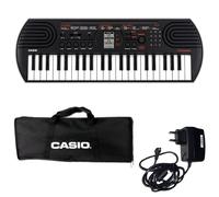 Casio SA-81 Mini clavier 44 touches Noir/gris clair avec sac et bloc d'alimentation