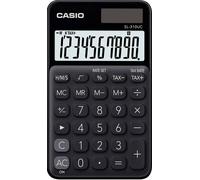 Casio SL-310UC-BK Calculatrice de poche noir Ecran: 10 solaire, à pile(s) (l x H x P) 70 x 8 x 118 mm