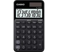 Casio® SL-310UC-BK Calculatrice de poche SL-310 - Solaire/pile, 10 chiffres, écran LCD, noir