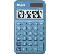 Casio SL-310UC-BU Calculatrice de poche bleu Ecran: 10 solaire, à pile(s) (l x H x P) 70 x 8 x 118