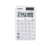 Casio SL-310UC - Calculatrice de poche - 10 chiffres - panneau solaire, pile - blanc