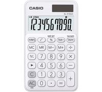Casio Calculatrice de poche SL-310UC - 10 chiffres - solaire & à pile - Blanc