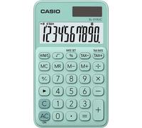 Casio SL-310UC-GN Calculatrice de poche vert Ecran: 10 solaire, à pile(s) (l x H x P) 70 x 8 x 118