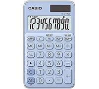 Casio SL-310UC-LB Calculatrice de poche bleu clair Ecran: 10 solaire, à pile(s) (l x H x P) 70 x 8 x 118 mm