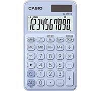 Casio SL-310UC-LB Calculatrice de poche bleu clair Ecran: 10 solaire, à pile(s) (l x H x P) 70 x 8 x 118 mm