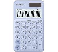 Casio SL-310UC-LB Calculatrice de poche bleu clair Ecran: 10 solaire, à pile(s) (l x H x P) 70 x 8 x 118 mm