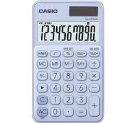 Casio SL-310UC-LB Calculatrice de poche bleu clair Ecran: 10 solaire, à pile(s) (l x H x P) 70 x 8