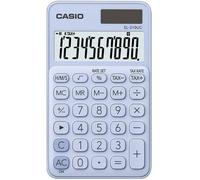 Casio SL-310UC-LB Calculatrice de poche bleu clair Ecran: 10 solaire, à pile(s) (l x H x P) 70 x 8 x 118 mm