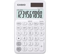 Casio SL-310UC Calculatrice de poche blanc Ecran: 10 solaire, à pile(s) (l x H x P) 70 x 8 x 118 mm