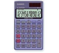 CASIO SL-320TER+ Mini-Taschenrechner, Euroumrechnung, 12-stelliges Display
