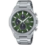 Casio Montre Edifice EFS-S570D-3AUEF Chronographe Homme 44 mm Acier inoxydable argenté Cadran vert