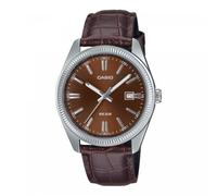 Casio Montre MTP-1302PL-5AVEF Homme Marron Cuir Quartz 5 ATM