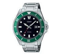 CASIO Timeless Collection Montre MDV-107D-3AV | Vert/Argent