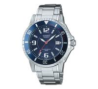 CASIO Timeless Collection Montre MTD-1053D-2AV | Bleu, bleu clair/Argent