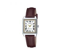 Casio Montre LTP-B150L-7B2EF Femme Cuir Marron Argent Analogique
