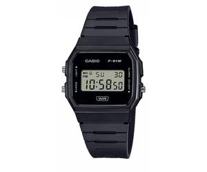 Casio Timeless F-91WB-1AEF - Homme - 33 mm - Numérique - Quartz - Verre minéral