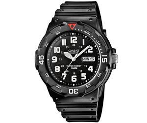 Casio Timeless MRW-200H-1BVEG - Homme - 45 mm - Analogique - Quartz - Plexiglas