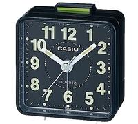 Casio TQ-140-1EF Réveil Quartz Analogique Alarme, Noir 60 x 30 x 60