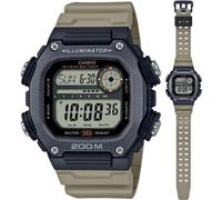 Casio Uhr Illuminator Diver 200m, 10 ans de batterie - Xl Strap DW-291HX-5AVDF