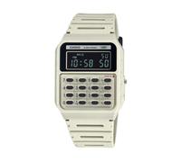 Casio, unisex, Accessoires, Beige, Taille: ONE Size Montre Numérique en Résine avec Chronographe et Fonctions d'Alarme
