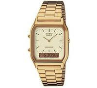 Casio Vintage AQ-230GA-9DMQYES - Montre-bracelet - quartz - analogique + digital - résine Or G