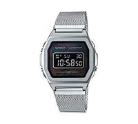 Casio Vintage, Montre, Résistance à leau, Fonctions Multiples, Résistance aux Chocs, Éclairage LED, Unisex-Adult Digital Quartz Montre avec Bracelet en Acier Inoxydable A1000M-1BEF