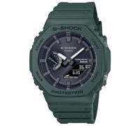 Casio Montre G-Shock GA-B2100-3AER Analogique/Digital Bracelet plastique vert 20 bar Homme