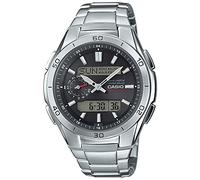 Casio Montre Homme WVA-M650D-1AER Waveceptor radio-pilotée Acier Gris Argent G