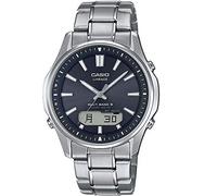 Casio Wave Ceptor Homme Analogique Quartz Montre avec Bracelet en Titane