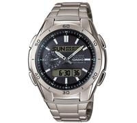 Casio WVA-M650TD-1AER Wave Ceptor Radio-Pilotée Quartz Homme Noir Argenté 44m...