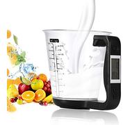 Casiz Measuring Jug, Food Kitchen Scale Kitchen Jug Scales ÉLectronique Avec éCran LCD Mesure De Tasse éChelle, Accessoires De Cuisine Noir