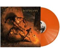 Caskets - Reflections-Orange and Black W/White Splatter [Vinyl]