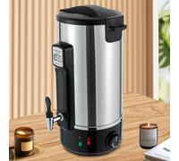 Caskunbsy Casserole de cire électrique en acier inoxydable de 10,8 l avec thermomètre, pour les petits magasins de cire et pour la fabrication de cadeaux de bougies