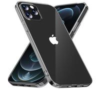 caslord Coque pour iPhone 12/12 Pro,[Ultra-Mince] [Coque en TPU] Anti-Jaune Étui de Protection Antichoc Anti-Rayures, Transparent