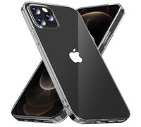 caslord Coque pour iPhone 12 Pro Max,[Ultra-Mince] [Coque en TPU] Anti-Jaune Étui de Protection Antichoc Anti-Rayures, Transparent