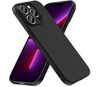 caslord Coque pour iPhone 13 Pro TPU Souple antidérapant | On dirait une coque en silicone | Protection contre les taches | Résistante aux rayures | Noir