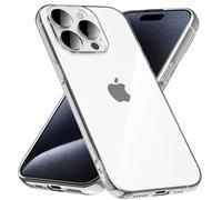 caslord Coque pour iPhone 15 Pro,[Ultra-Mince] [Coque en TPU] Anti-Jaune Étui de Protection Antichoc Anti-Rayures, Transparent