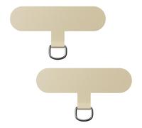 caslord Lot de 2 Patchs universels pour Cordon, transformez Votre Coque de téléphone en chaîne de téléphone, TPU Ultra Fin s'adapte à Toutes Les Coques de téléphone Standard-Or
