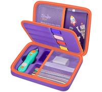 casmilee Étui compatible avec les stylos 3D 3Doodler Start+ Essentials, ensemble d'activités artistiques pour jouets éducatifs STEM, peut contenir des brins de filaments en plastique - Violet