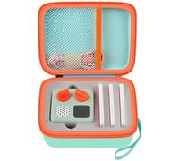 casmilee Étui de voyage compatible avec Yoto Mini - Lecteur audio et de musique pour enfants, sac de support pour haut-parleur pour enfants joue des cartes audio, Vert, M, Rangement
