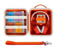 Casmilee Étui de voyage compatible Yoto Mini - Lecteur audio et musical pour enfants, sac de support pour haut-parleur, Orange, L