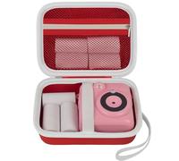 casmilee Housse de protection compatible avec Kidizoom Print Caméra & papier de recharge, Creator Cam et Printcam imprimante Caméra accessoires - uniquement sac de transport, rouge