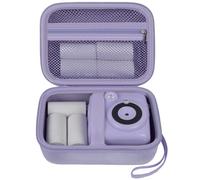 casmilee Housse de protection compatible avec Kidizoom Print Caméra & papier de recharge, Creator Cam et Printcam imprimante Caméra Accessoires - uniquement sac de transport de voyage, lilas, Länge