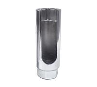 CASNO Clé à douille à capteur traitée thermiquement pour la résistance - Taille 22 mm 12,5 mm - Douille de sonde lambda en acier au manganèse - Taille du capteur : 22 mm - 12,5 mm